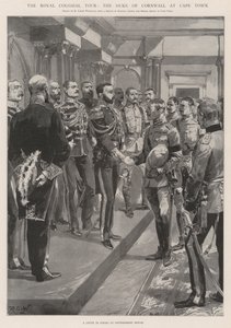 Il tour coloniale reale, il Duca di Cornovaglia a Città del Capo da Richard Caton Woodville junior