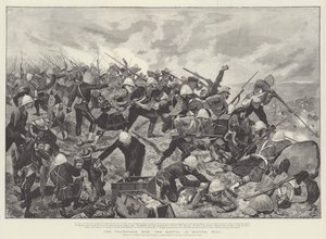 La guerra del Transvaal, la battaglia di Majuba Hill da Richard Caton Woodville junior
