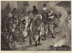 La guerra nel Sudan, un derviscio predica la guerra santa ai capi arabi da Richard Caton Woodville junior