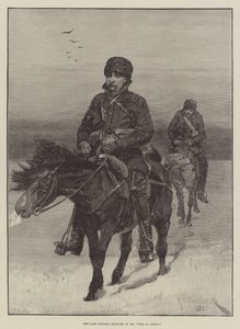 Il defunto colonnello Burnaby nella sua cavalcata verso Khiva da Richard Caton Woodville junior