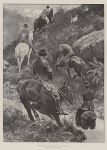 Con i cani da caccia a Exmoor da Richard Caton Woodville junior