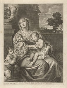 Madonna con Bambino dormiente e Giovanni Battista da Richard Collin