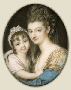 Ritratto di madre e figlia da Richard Cosway
