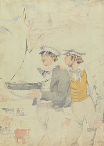 Giovani membri del Yacht Club da Richard Dadd