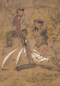 Il pacchetto ritardato, 1854 da Richard Dadd