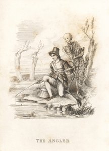 Lo scheletro della Morte e il pescatore, 1827 (incisione)