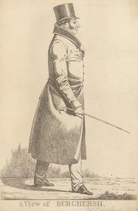 John Fane, 11º conte di Westmorland; Una veduta di Burghersh da Richard Dighton