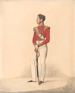 Lord Henry Charles Capel Somerset, 5° Fanteria Leggera - Cheltenham da Richard Dighton