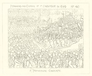 1849, Un Concerto Promenade da Richard Doyle