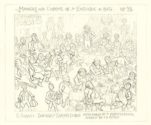 1849, Un banchetto che mostra l