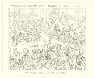 1849, Una colazione di nozze da Richard Doyle