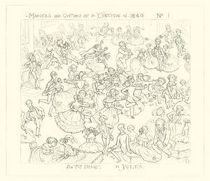 1849, Un Ricevimento, La Polka da Richard Doyle