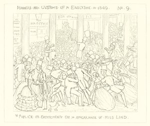 1849, Il Pubblico nella sua eccitazione all