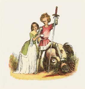 Illustrazione per Jack The Giant Killer da Richard Doyle