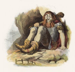 Illustrazione per Jack il Cacciatore di Giganti da Richard Doyle