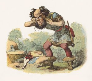 Illustrazione per Jack il Cacciatore di Giganti da Richard Doyle