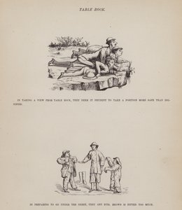 Pagina da Il tour americano dei signori Brown, Jones e Robinson (incisione) da Richard Doyle