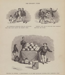 Pagina da Il Tour Americano dei Signori Brown, Jones e Robinson (incisione) da Richard Doyle