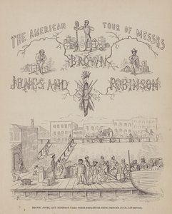 Pagina da Il tour americano dei signori Brown, Jones e Robinson da Richard Doyle