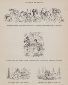 Pagina da Il tour americano dei signori Brown, Jones e Robinson da Richard Doyle