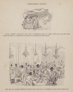 Pagina da Il tour americano dei signori Brown, Jones e Robinson da Richard Doyle