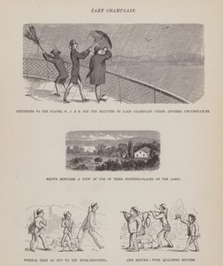Pagina da Il tour americano dei signori Brown, Jones e Robinson da Richard Doyle
