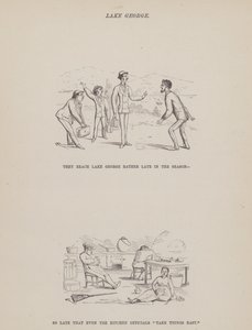Pagina da Il tour americano dei signori Brown, Jones e Robinson (incisione) da Richard Doyle
