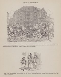 Pagina da Il tour americano dei signori Brown, Jones e Robinson (incisione) da Richard Doyle