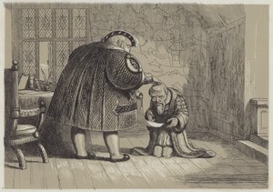 Raccolta delle provviste durante il regno di Enrico VIII da Richard Doyle