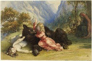 Biancaneve e Rosa Rossa da Richard Doyle