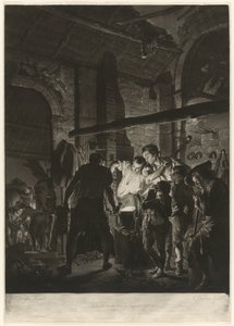 La bottega di un fabbro da Richard Earlom