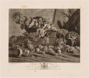 Un pezzo di frutta, 1776 da Richard Earlom
