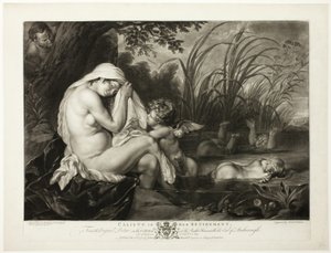 Calisto nel suo ritiro da Richard Earlom