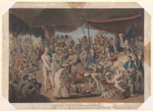 Il Combattimento di Galli del Colonnello Mordaunt a Lucknow da Richard Earlom