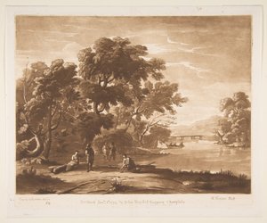 Paesaggio con figure, 1774 da Richard Earlom