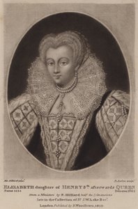 Regina Elisabetta I (mezzotinto) da Richard Earlom