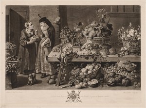 I quattro mercati: Il mercato della frutta, 1775 da Richard Earlom