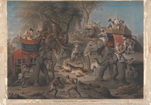 Caccia alla tigre nelle Indie Orientali