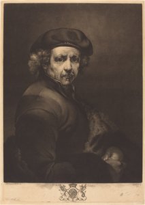 Rembrandt, Autoritratto da Richard Earlom after Rembrandt van Rijn