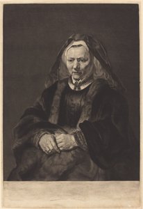 La moglie di Rembrandt da Richard Earlom after Rembrandt van Rijn