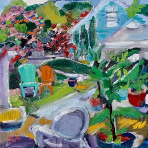 Cortile, West Hollywood, 2018 da Richard Fox
