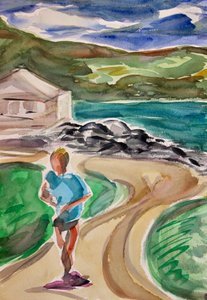 Jogger, Tiburon, 2017 da Richard Fox