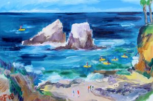 Seal Rock, Laguna, 2018 da Richard Fox