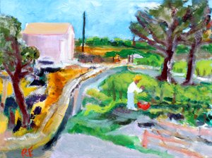 Curando il vigneto, 2017 da Richard Fox