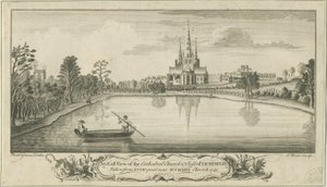 Cattedrale di Lichfield e chiostro - Vista est da Richard Greene