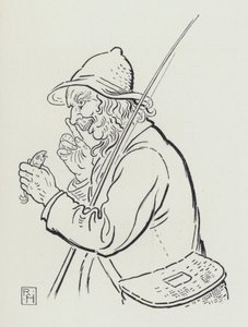 Il pescatore e il pesciolino (incisione) da Richard Heighway