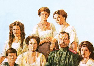 Lo zar Nicola II con questa famiglia
