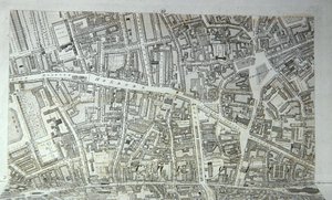 Piano della città di Londra, pubblicato nel 1813 da Richard Horwood