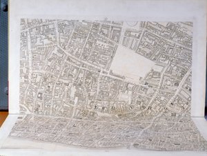 Piano della Città di Londra, pubblicato nel 1813 da Richard Horwood