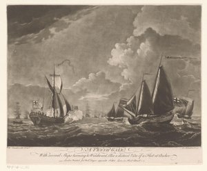 Flotta in un mare agitato da Richard Houston